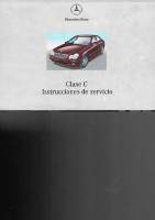 manual Mercedes Benz-CLASE C 2001 pag001