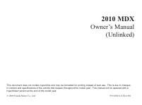 manual Acura-MDX 2010 pag001