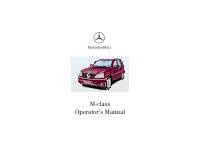 manual Mercedes Benz-CLASE M 2000 pag001
