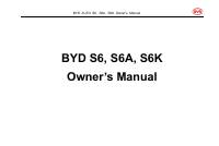 manual BYD-S6 2014 pag001