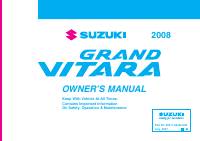 manual Suzuki-Grand Vitara 2008 pag001