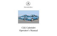 manual Mercedes Benz-CLASE CLK 2001 pag001