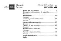 manual Chevrolet-Express 2010 pag001