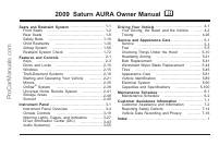 manual Saturn-Aura 2009 pag001