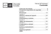 manual Chevrolet-Corvette 2010 pag001