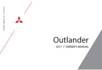 manual Mitsubishi-Outlander 2017 pag001