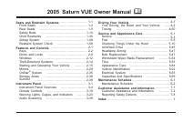 manual Saturn-VUE 2005 pag001