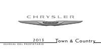 manual Chrysler-Town and Country 2013 pag001