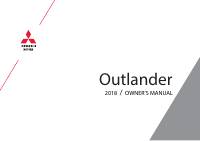 manual Mitsubishi-Outlander 2018 pag001